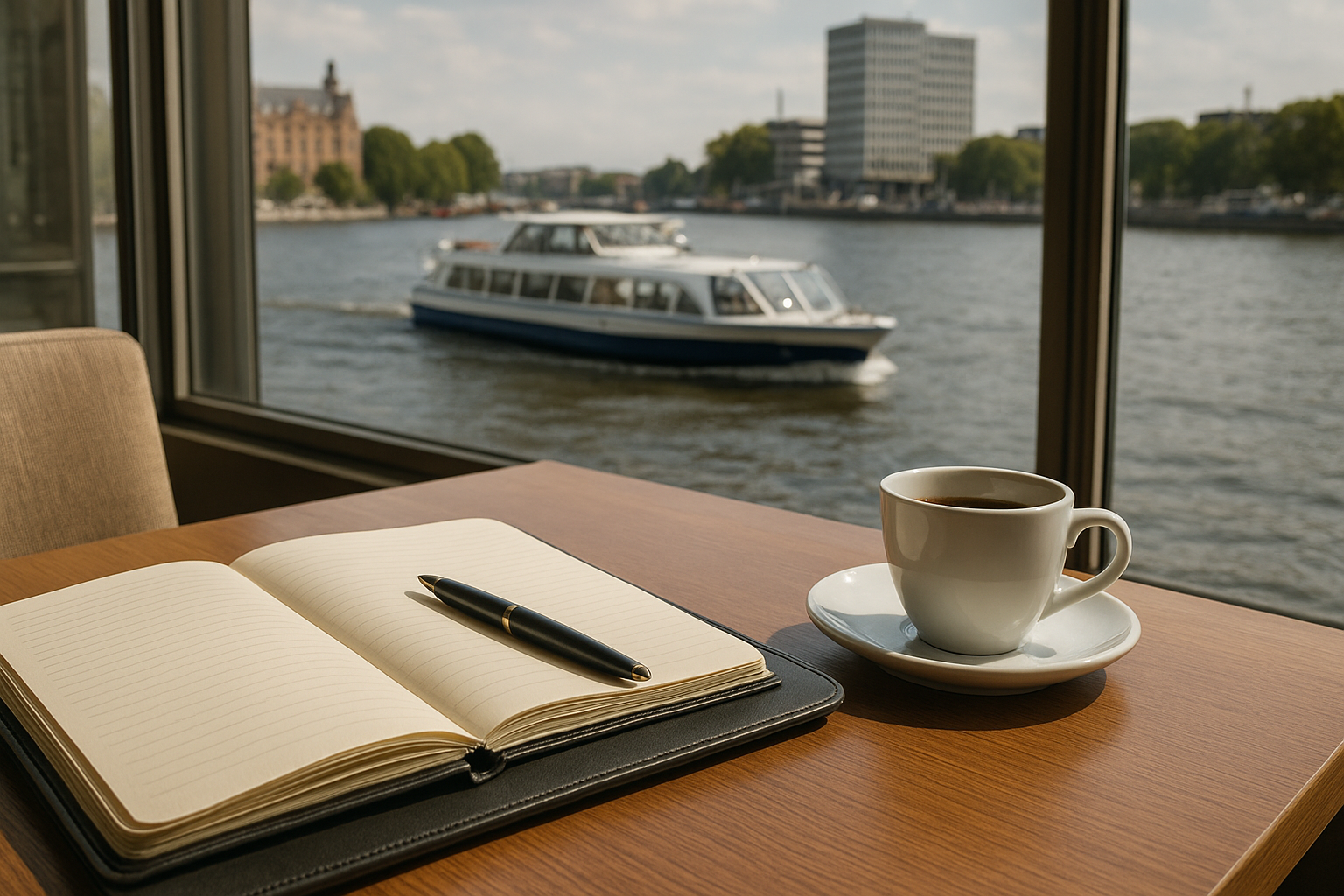Foto bij Een zakelijk evenement op het water: hoe combineer je sfeer met professionaliteit?
